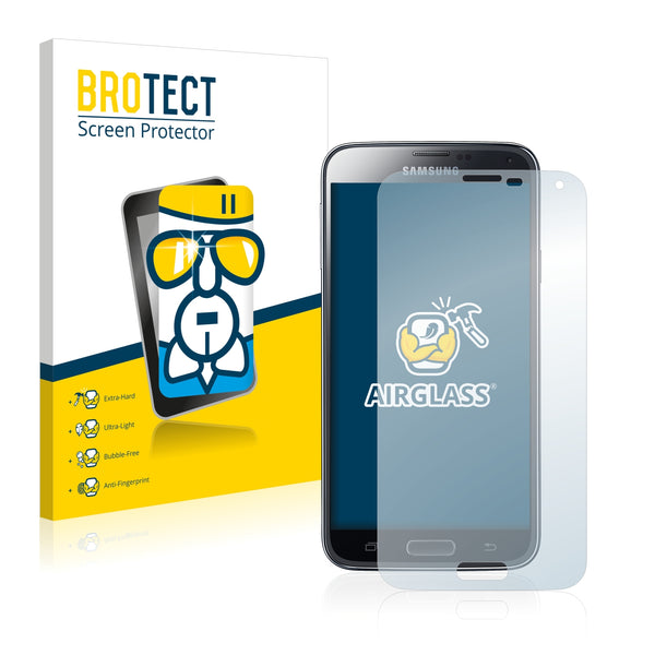 BROTECT AirGlass Glass Screen Protector for Samsung Galaxy S5 Duos SM-G9009D