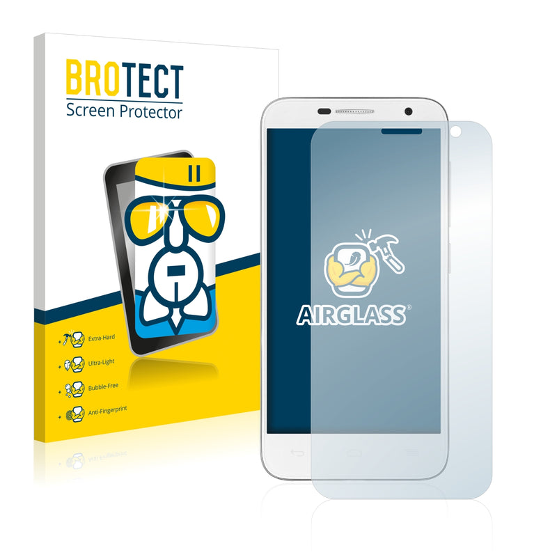 BROTECT AirGlass Glass Screen Protector for Alcatel One Touch Idol 2 Mini 6016D