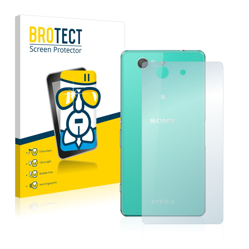 BROTECT AirGlass Glass Screen Protector for Sony Xperia Z3 Compact D5833 (Back)
