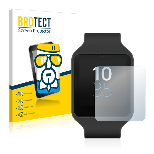 BROTECT AirGlass Glass Screen Protector for Sony Smartwatch 3 SWR50