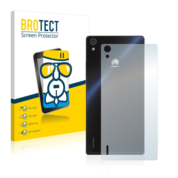 BROTECT AirGlass Glass Screen Protector for Huawei Ascend P7 (Back)