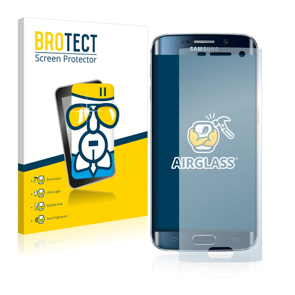 BROTECT AirGlass Glass Screen Protector for Samsung Galaxy S6 Edge