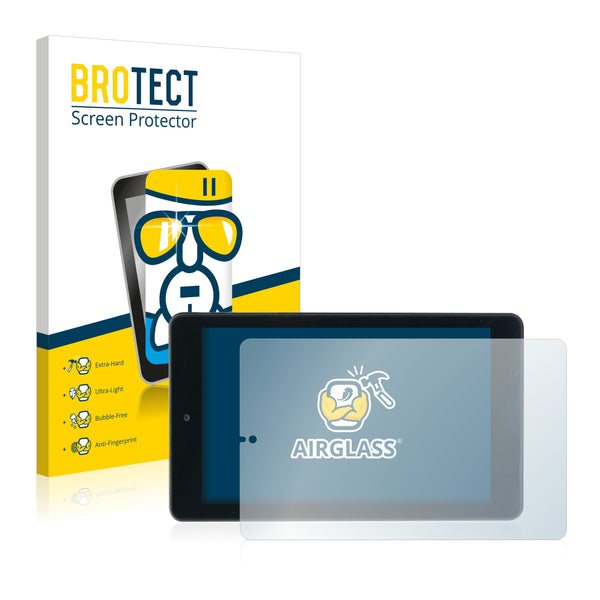 BROTECT AirGlass Glass Screen Protector for Mediacom SmartPad 7.0 Go Blue petrol M-MP726GOB