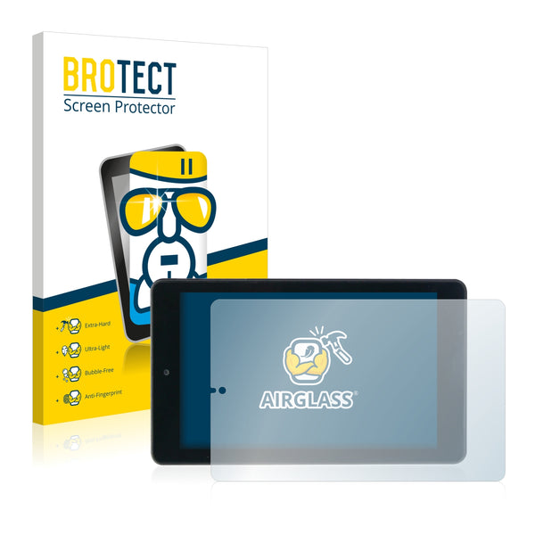BROTECT AirGlass Glass Screen Protector for Mediacom SmartPad 7.0 Go Blue petrol M-MP740GOB