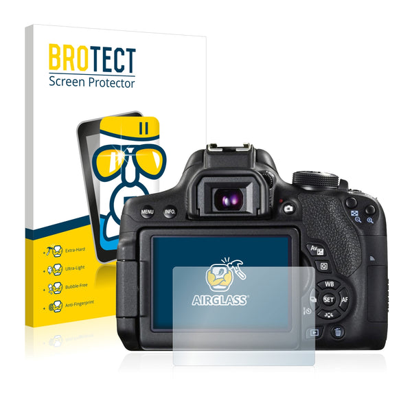 BROTECT AirGlass Glass Screen Protector for Canon EOS 750D