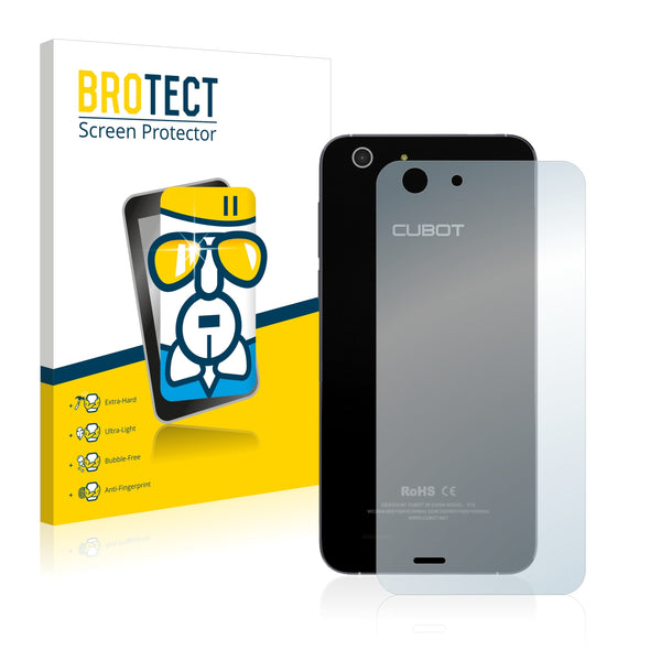 BROTECT AirGlass Glass Screen Protector for Cubot X10 (Back)