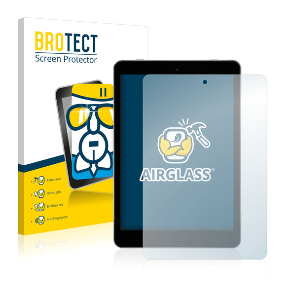 BROTECT AirGlass Glass Screen Protector for Kiano SlimTab 8