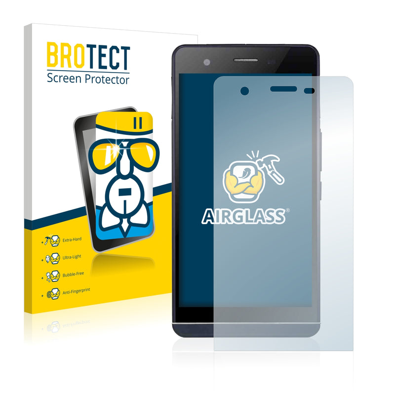 BROTECT AirGlass Glass Screen Protector for Kazam Tornado 455L