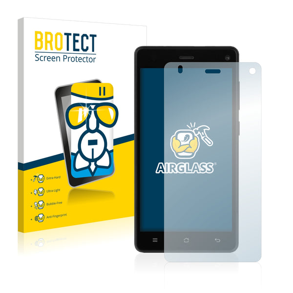 BROTECT AirGlass Glass Screen Protector for Medion Life E5001 (MD 99206)