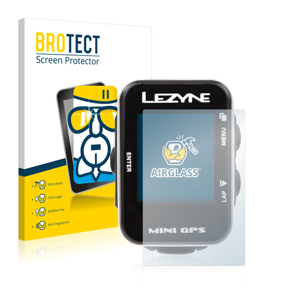 BROTECT AirGlass Glass Screen Protector for Lezyne Mini GPS 2015