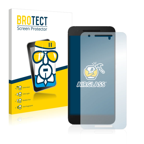 BROTECT AirGlass Glass Screen Protector for Google Nexus 6P
