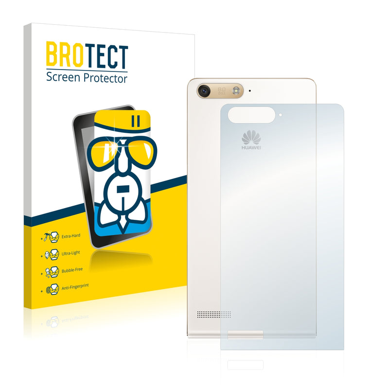 BROTECT AirGlass Glass Screen Protector for Huawei Ascend P7 Mini (Back)
