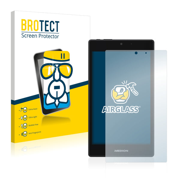 BROTECT AirGlass Glass Screen Protector for Medion Lifetab P7332 (MD 99368)