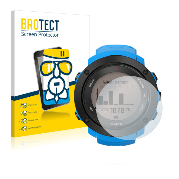 BROTECT AirGlass Glass Screen Protector for Suunto Ambit3 Vertical Blue