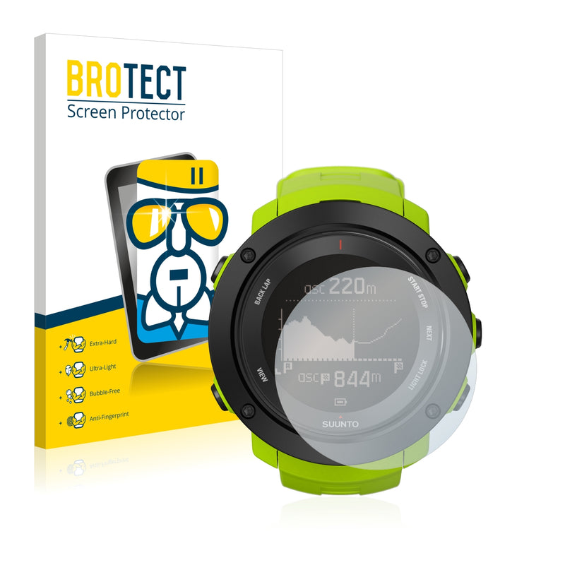 BROTECT AirGlass Glass Screen Protector for Suunto Ambit3 Vertical Lime