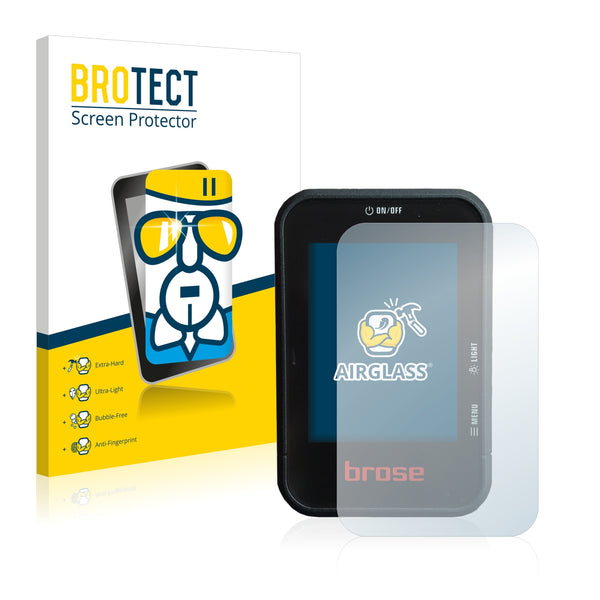 BROTECT AirGlass Glass Screen Protector for Brose Classic Display 2015 (E-Bike Display)