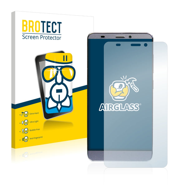 BROTECT AirGlass Glass Screen Protector for Mediacom PhonePad Duo S552U