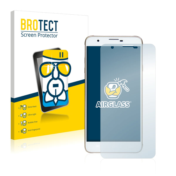 BROTECT AirGlass Glass Screen Protector for Mediacom PhonePad Duo G551