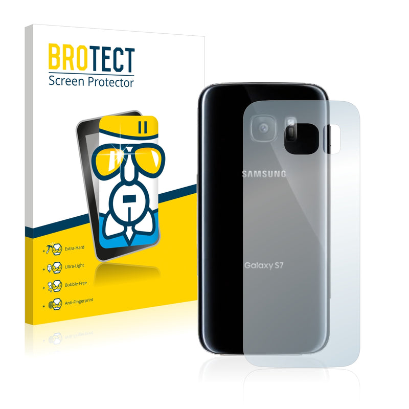 BROTECT AirGlass Glass Screen Protector for Samsung Galaxy S7 (Back)