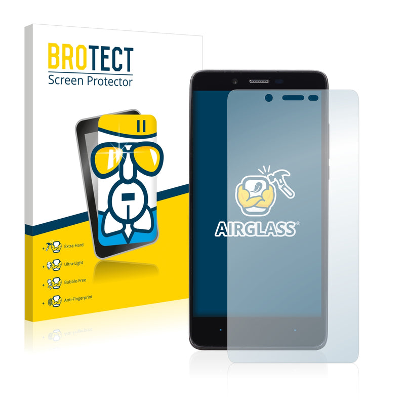 BROTECT AirGlass Glass Screen Protector for Elephone P6000 Pro