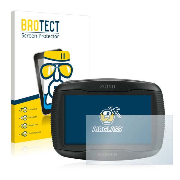 BROTECT AirGlass Glass Screen Protector for Garmin zumo 395LM