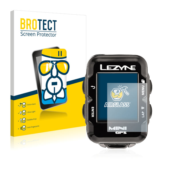 BROTECT AirGlass Glass Screen Protector for Lezyne Mini GPS 2016