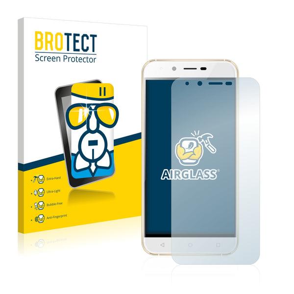 BROTECT AirGlass Glass Screen Protector for Siswoo A6 Vanilla