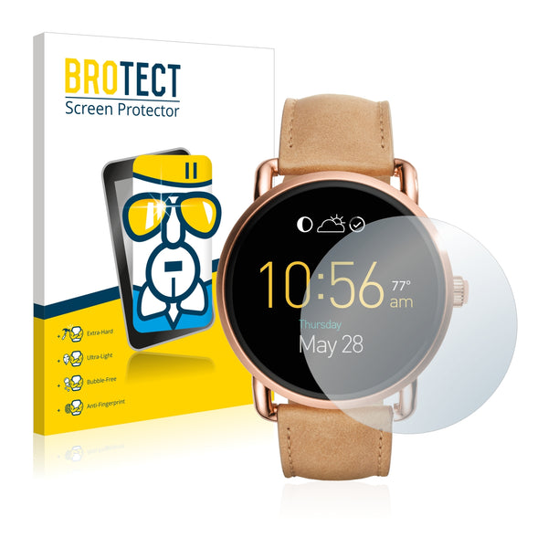 BROTECT AirGlass Glass Screen Protector for Fossil Q Wander 2.0
