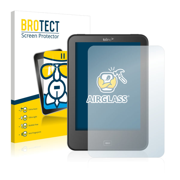 BROTECT AirGlass Glass Screen Protector for Tolino Vision 4 HD