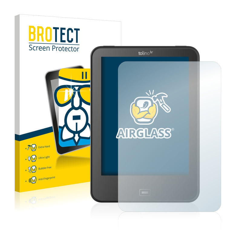 BROTECT AirGlass Glass Screen Protector for Tolino Vision 4 HD