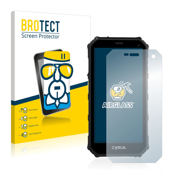 BROTECT AirGlass Glass Screen Protector for Cyrus CS24 2018