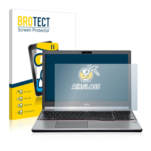 BROTECT AirGlass Glass Screen Protector for Fujitsu Lifebook E756