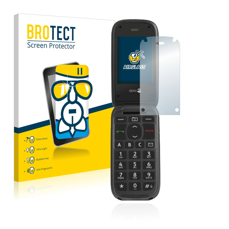 BROTECT AirGlass Glass Screen Protector for Doro PhoneEasy 613