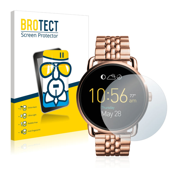 BROTECT AirGlass Glass Screen Protector for Fossil Q Wander