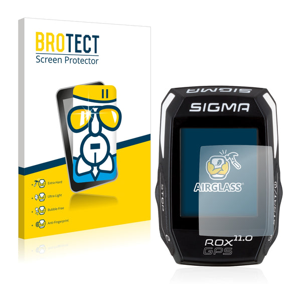 BROTECT AirGlass Glass Screen Protector for Sigma ROX GPS 11.0