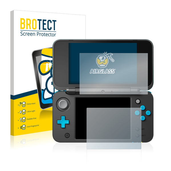 BROTECT AirGlass Glass Screen Protector for Nintendo 2DS XL