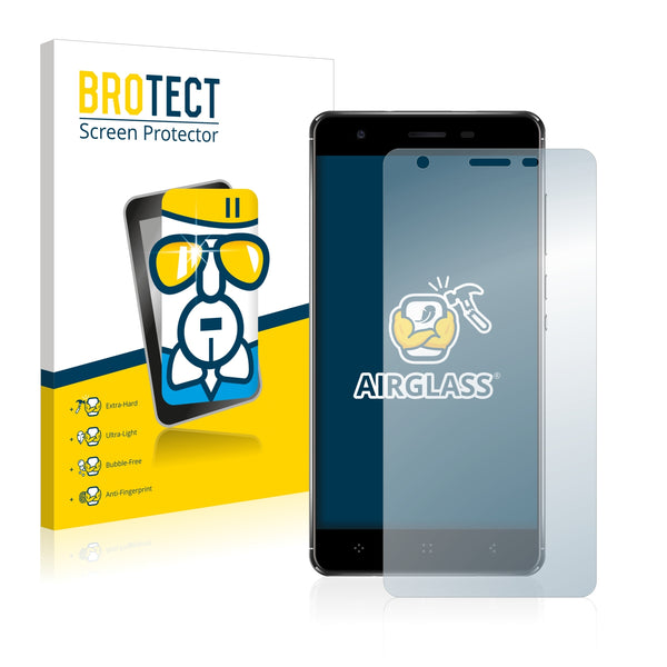 BROTECT AirGlass Glass Screen Protector for Elephone C1 Mini