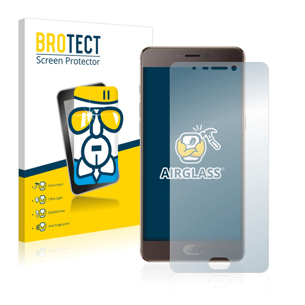 BROTECT AirGlass Glass Screen Protector for Elephone P8 2017