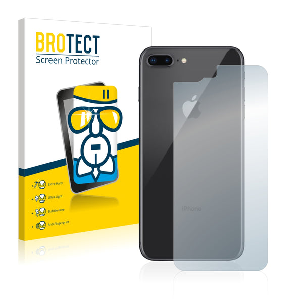 BROTECT AirGlass Glass Screen Protector for Apple iPhone 8 Plus (Back)