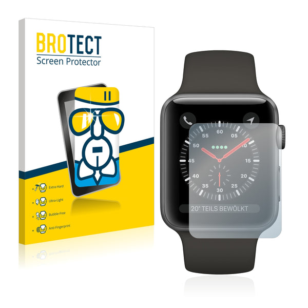BROTECT AirGlass Glass Screen Protector for Apple Watch Series 3 (38 mm)