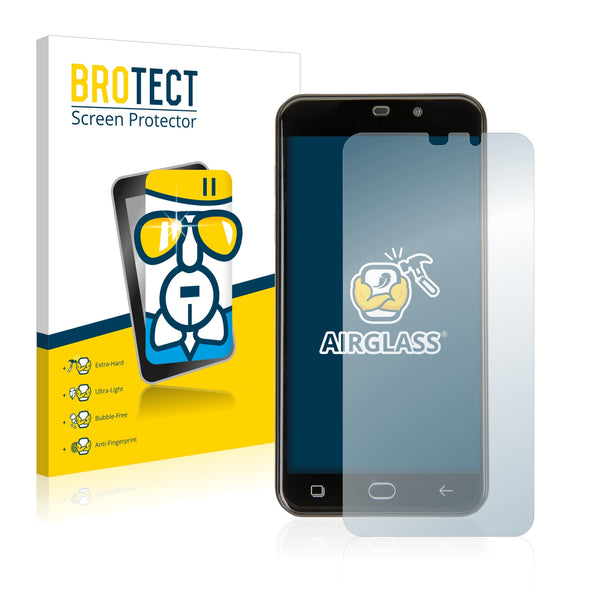 BROTECT AirGlass Glass Screen Protector for amplicomms PowerTel M9500