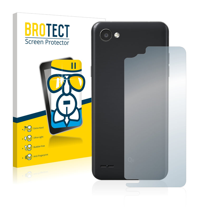 BROTECT AirGlass Glass Screen Protector for LG Q6 (Back)