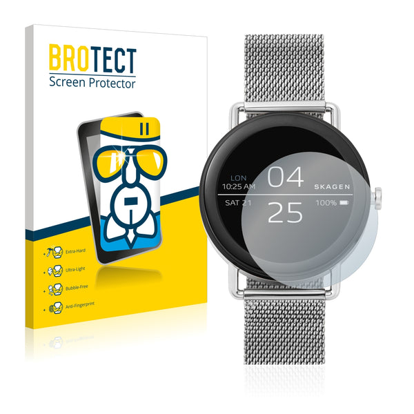 BROTECT AirGlass Glass Screen Protector for Skagen Smartwatch Falster 42mm