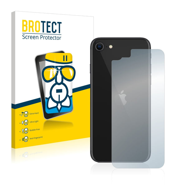 BROTECT AirGlass Glass Screen Protector for Apple iPhone SE 2 2020 (Back)