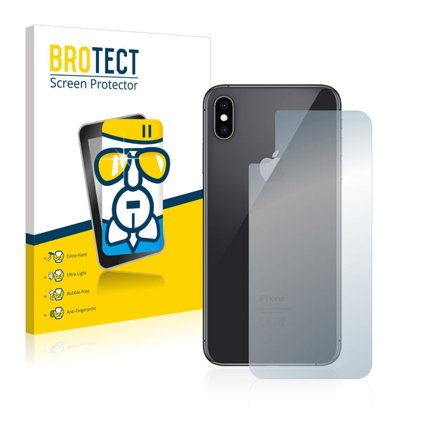 BROTECT AirGlass Glass Screen Protector for Apple iPhone Xs (Back)