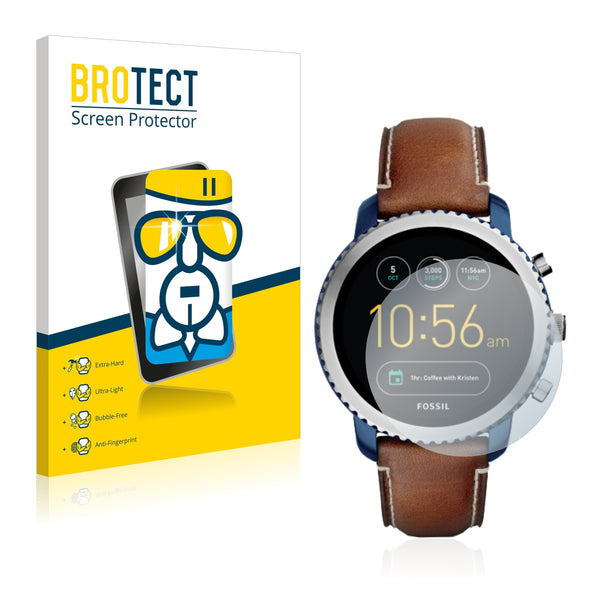 BROTECT AirGlass Glass Screen Protector for Fossil Q Explorist (3.Gen)