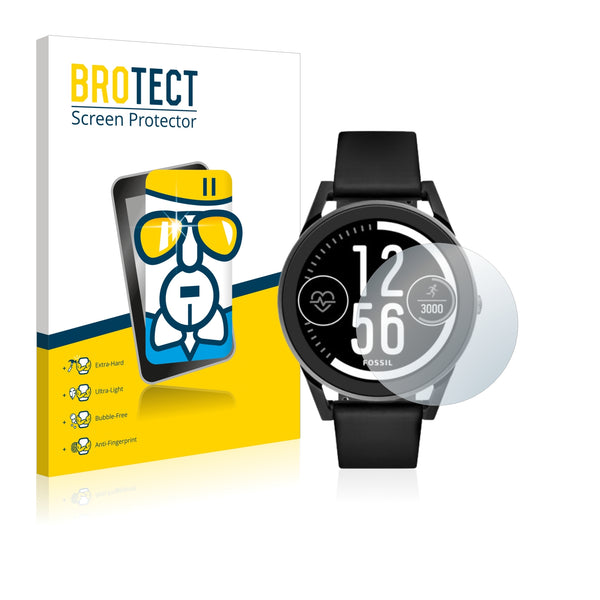 BROTECT AirGlass Glass Screen Protector for Fossil Q Control (3.Gen)