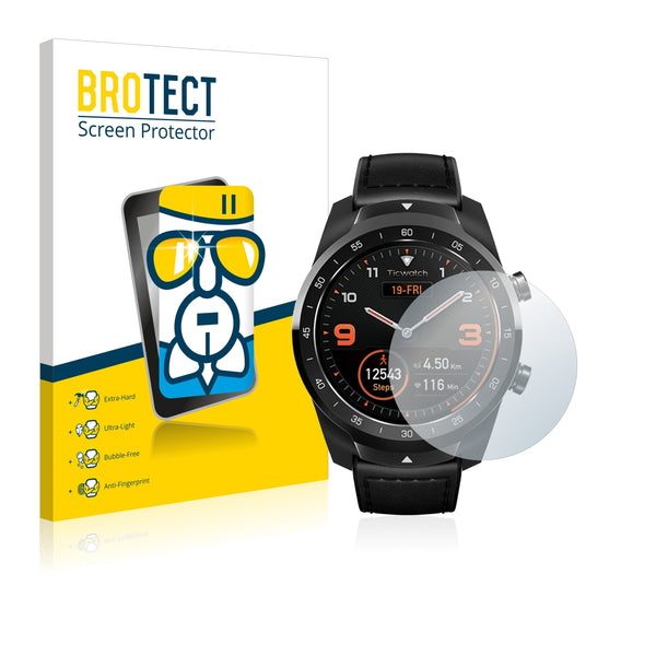BROTECT AirGlass Glass Screen Protector for Mobvoi Ticwatch Pro 2018