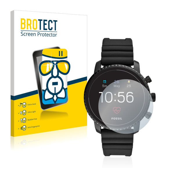 BROTECT AirGlass Glass Screen Protector for Fossil Q Explorist HR (4.Gen)