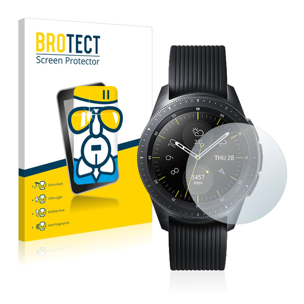 BROTECT AirGlass Glass Screen Protector for Samsung Galaxy Watch (42 mm)
